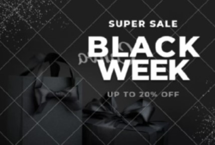 BLACK WEEK  20% OFF